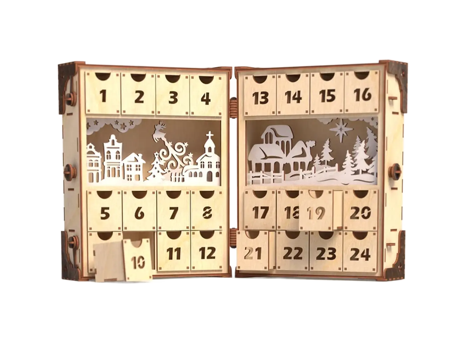 Weihnachten - Kunst auf Holz von Die dekobude