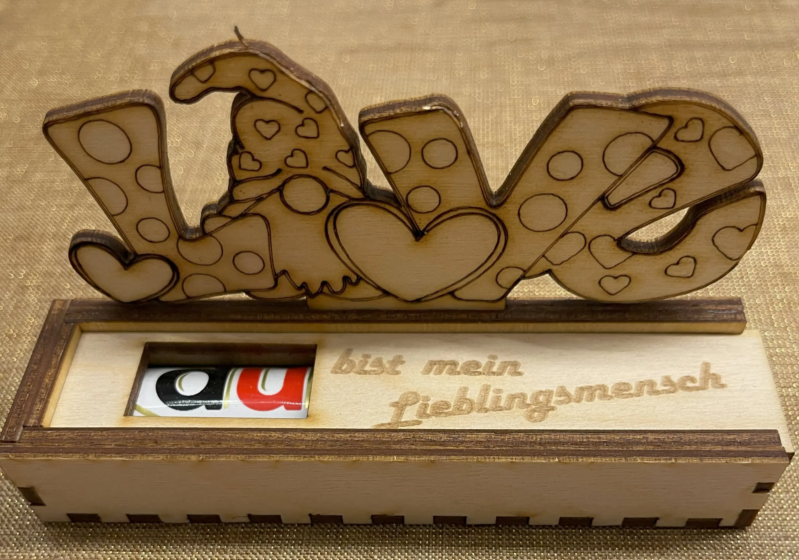 Valentinstag - Kunst auf Holz von Die dekobude