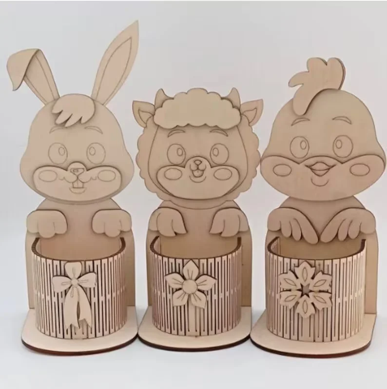 Ostern - Kunst auf Holz von Die dekobude