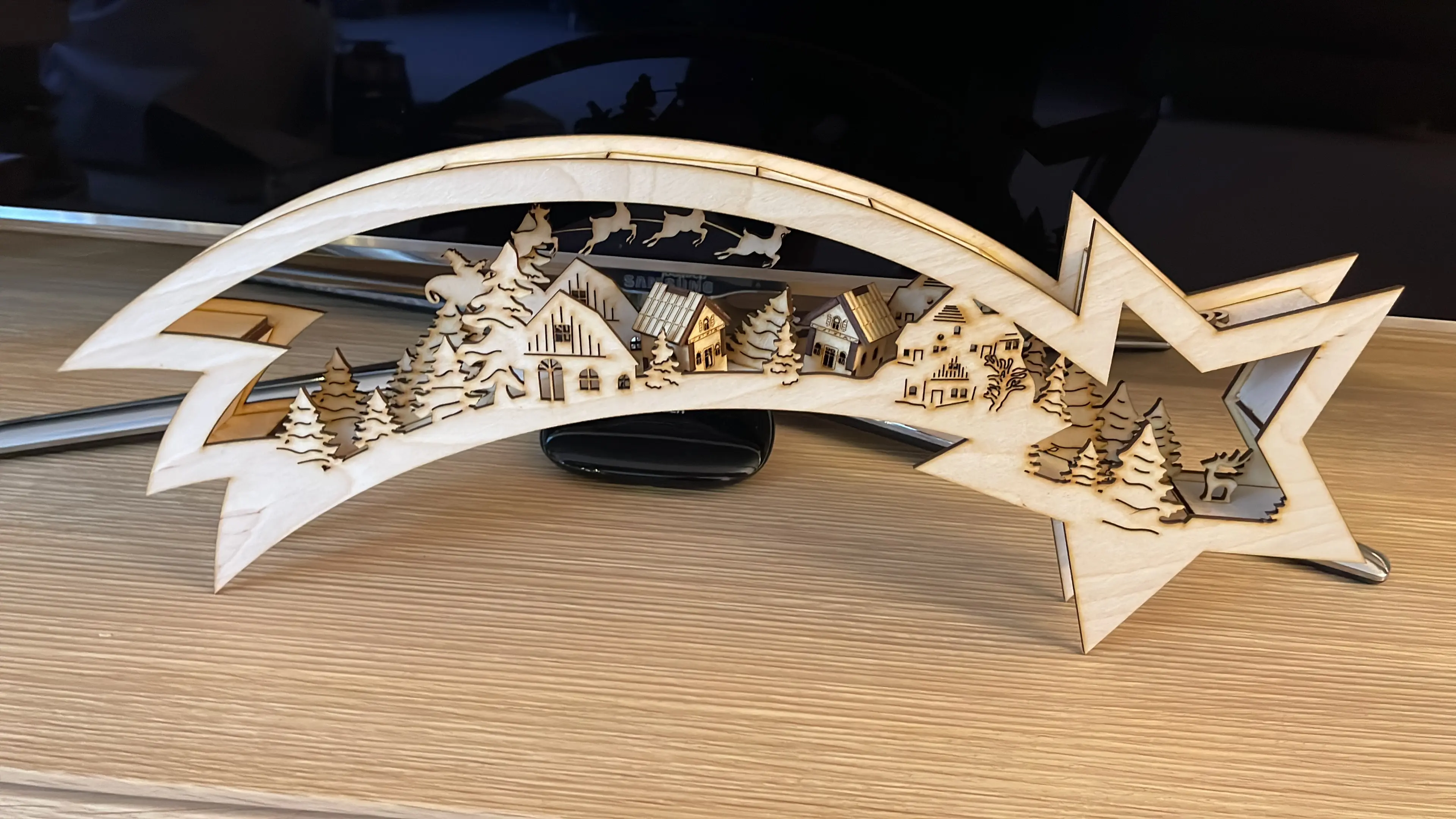 Weihnachten - Kunst auf Holz von Die dekobude