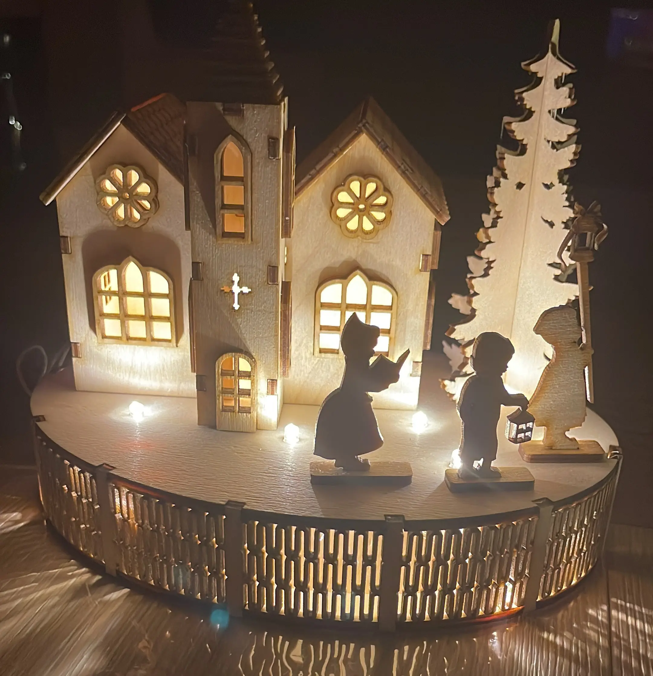 Weihnachten - Kunst auf Holz von Die dekobude