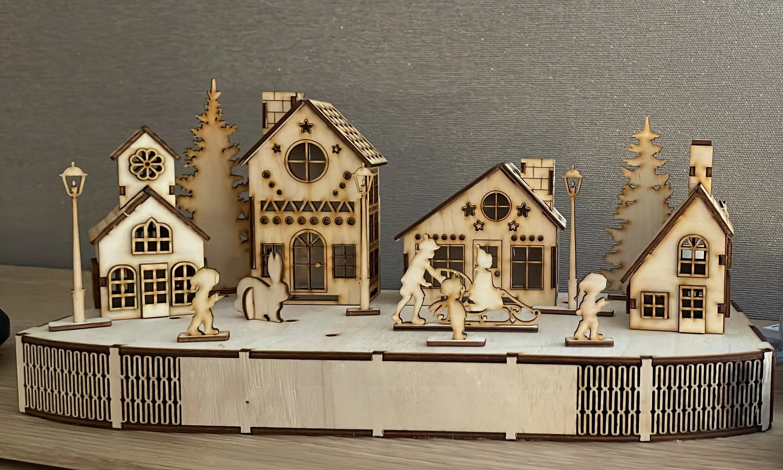 Weihnachten - Kunst auf Holz von Die dekobude