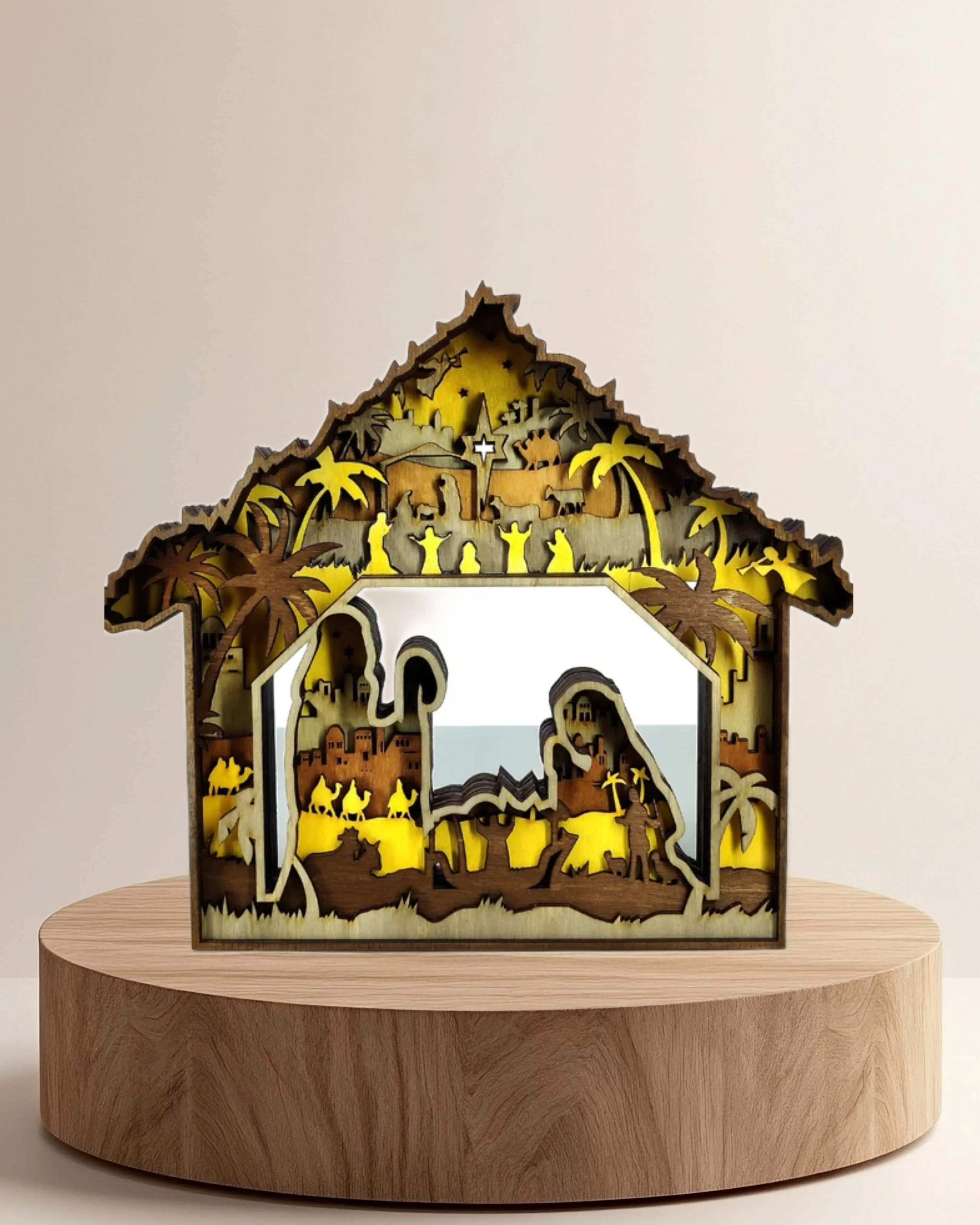 Weihnachten - Kunst auf Holz von Die dekobude