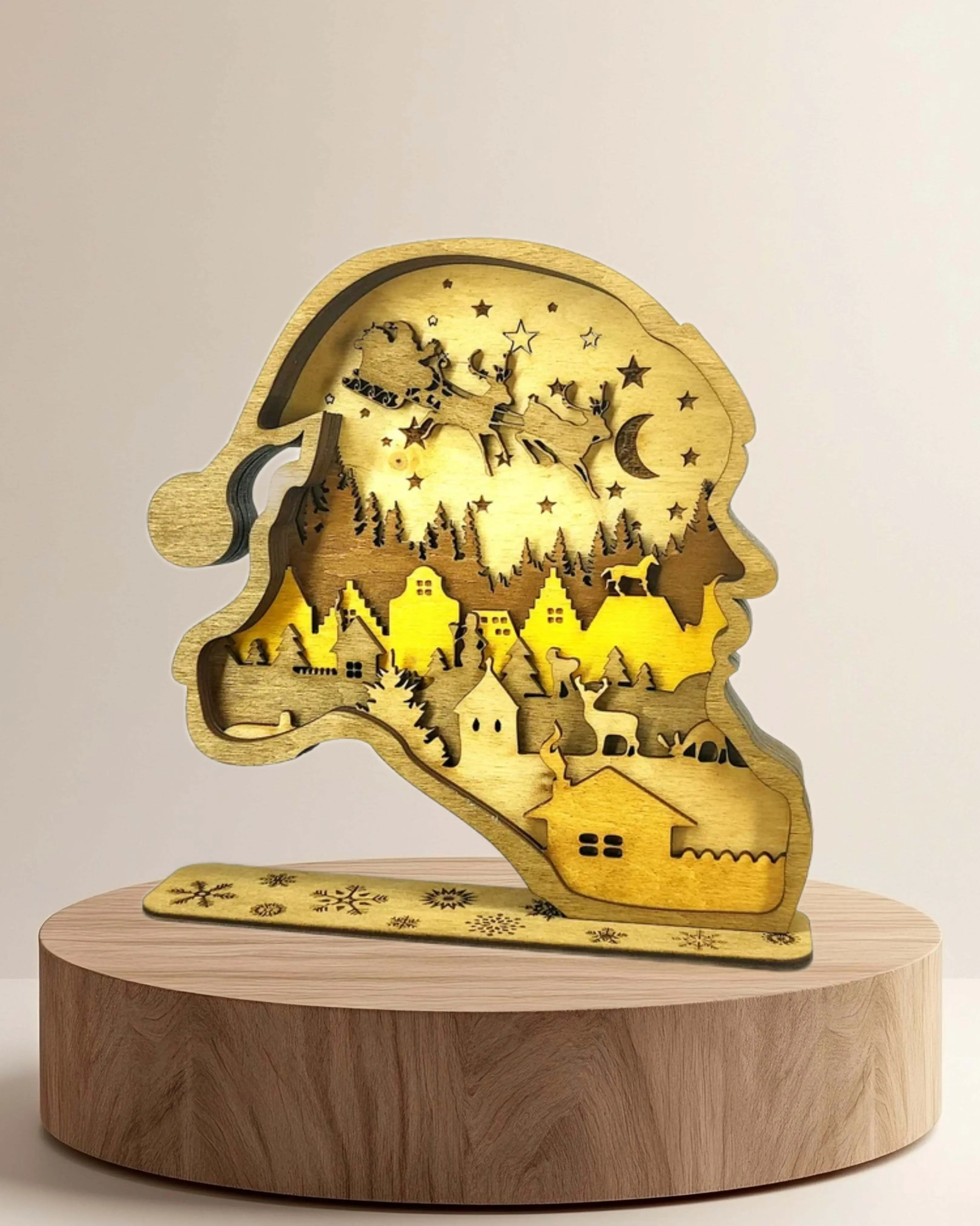 Weihnachten - Kunst auf Holz von Die dekobude