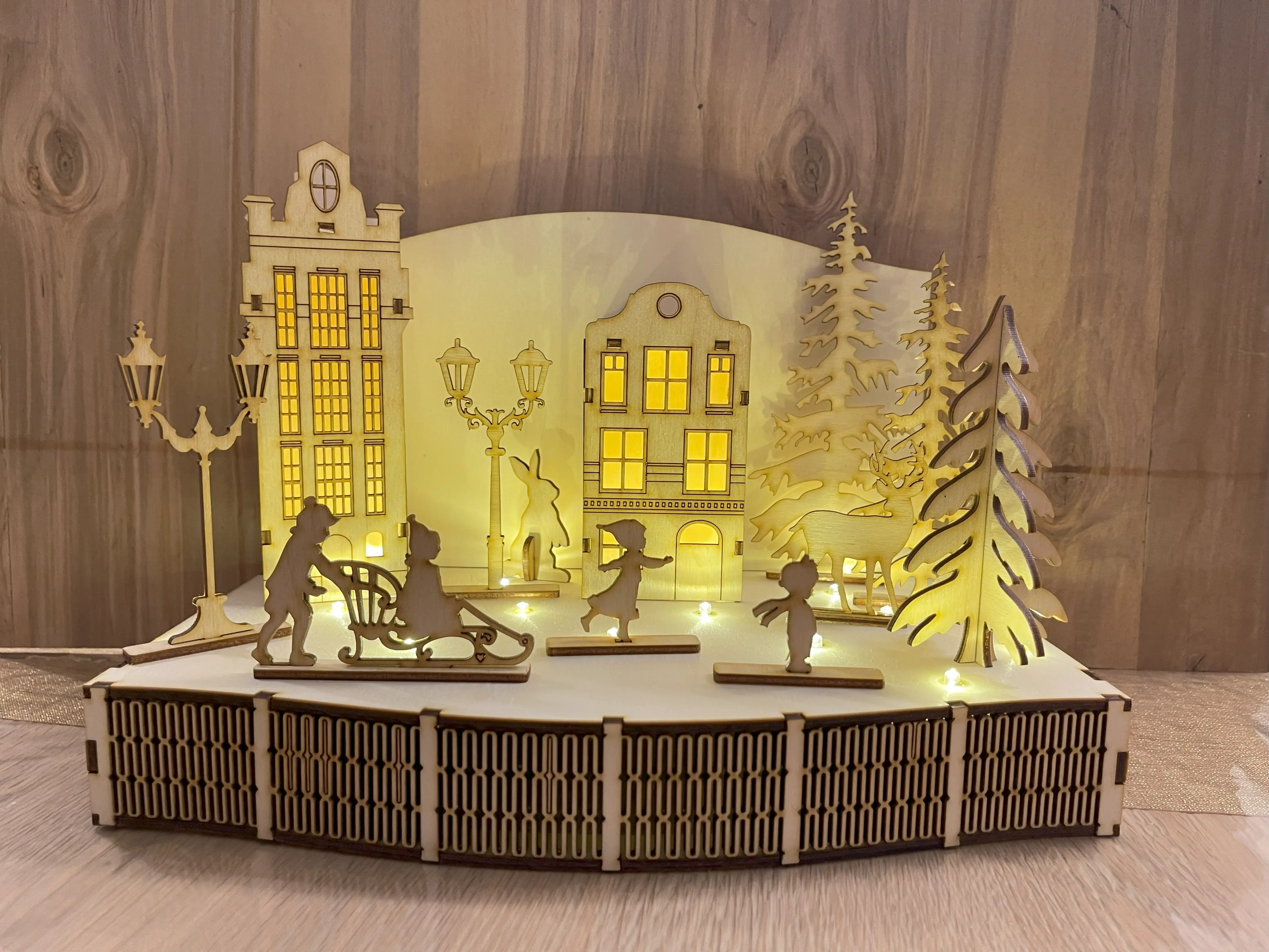 Weihnachten - Kunst auf Holz von Die dekobude