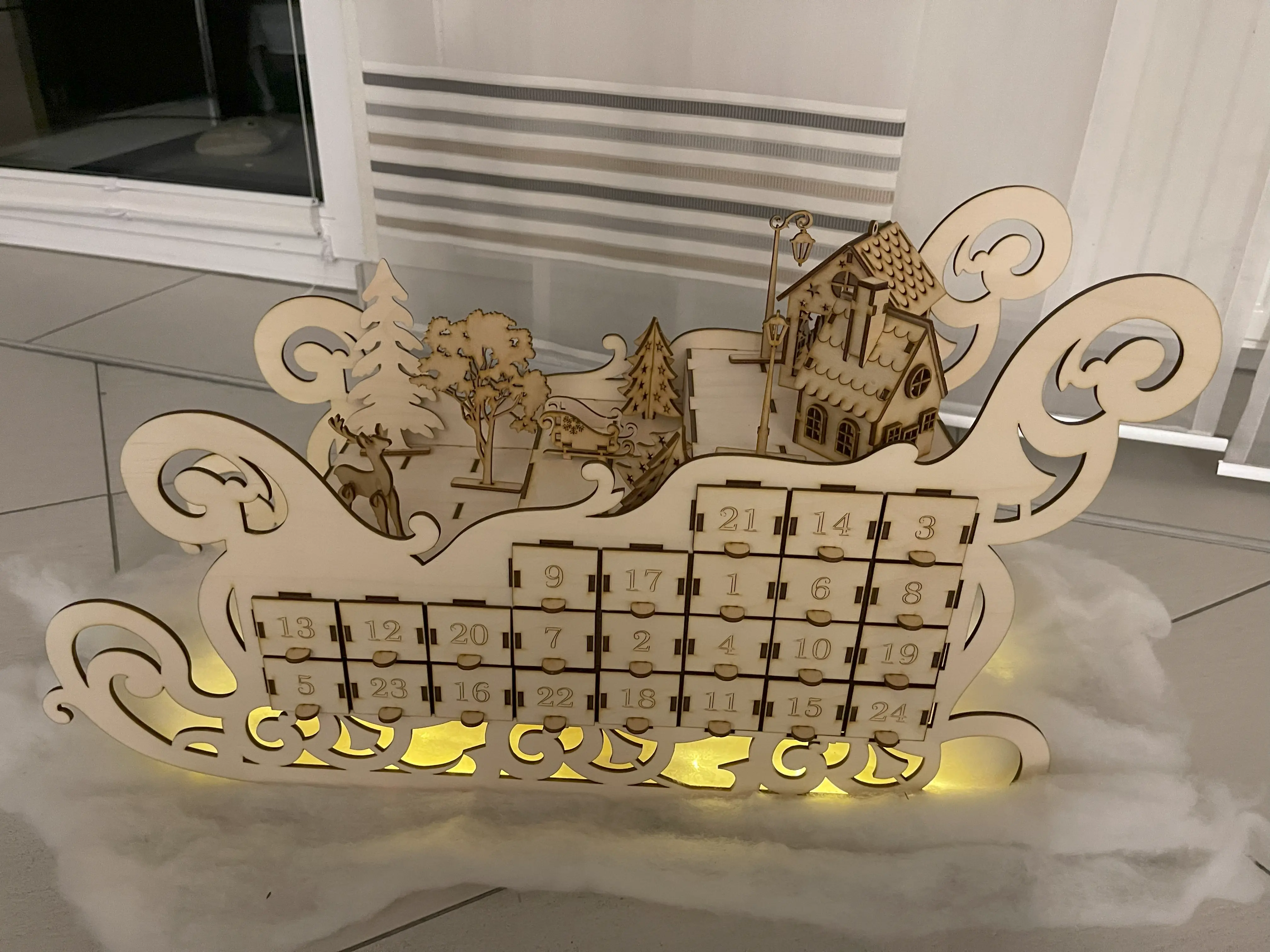 Weihnachten - Kunst auf Holz von Die dekobude