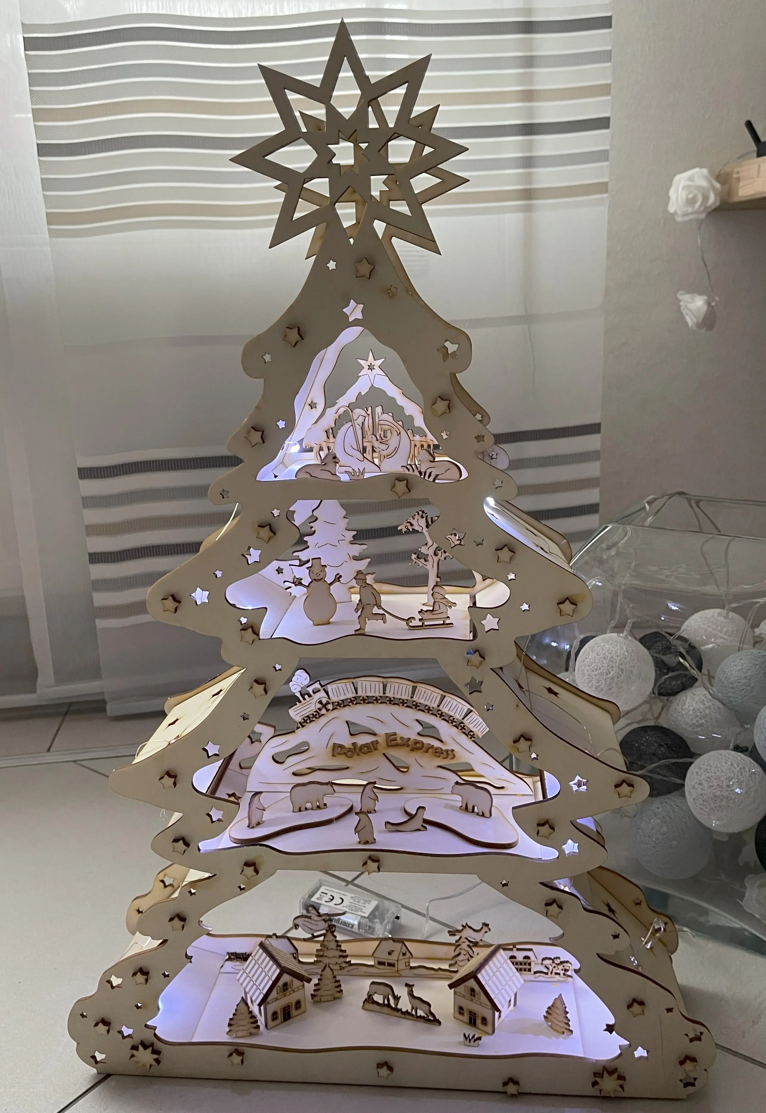 Weihnachten - Kunst auf Holz von Die dekobude