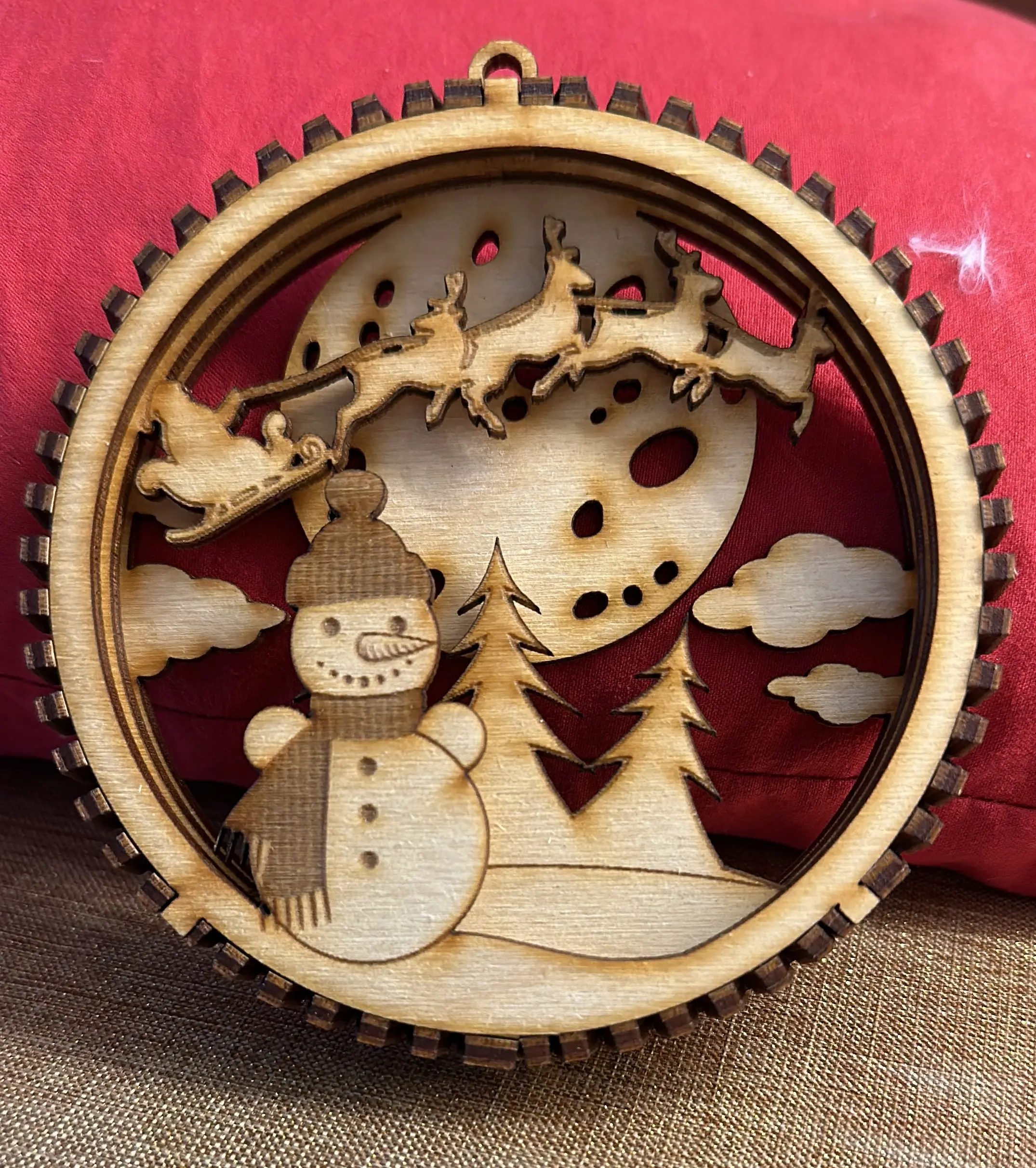 Weihnachten - Kunst auf Holz von Die dekobude