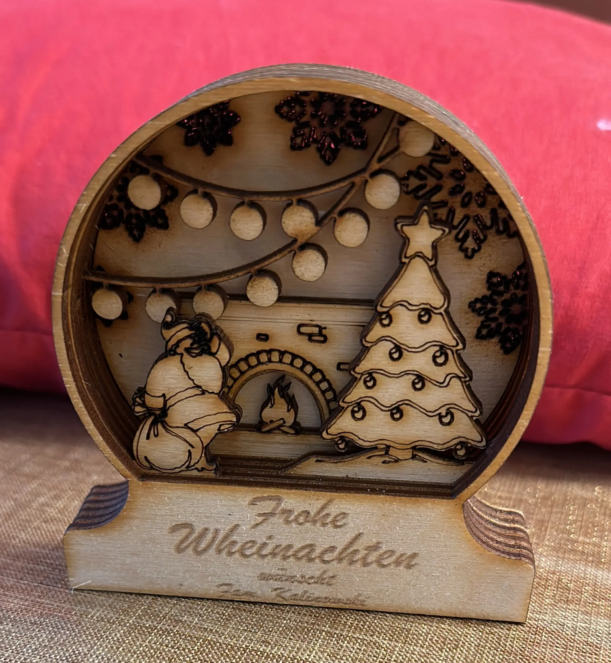 Weihnachten - Kunst auf Holz von Die dekobude