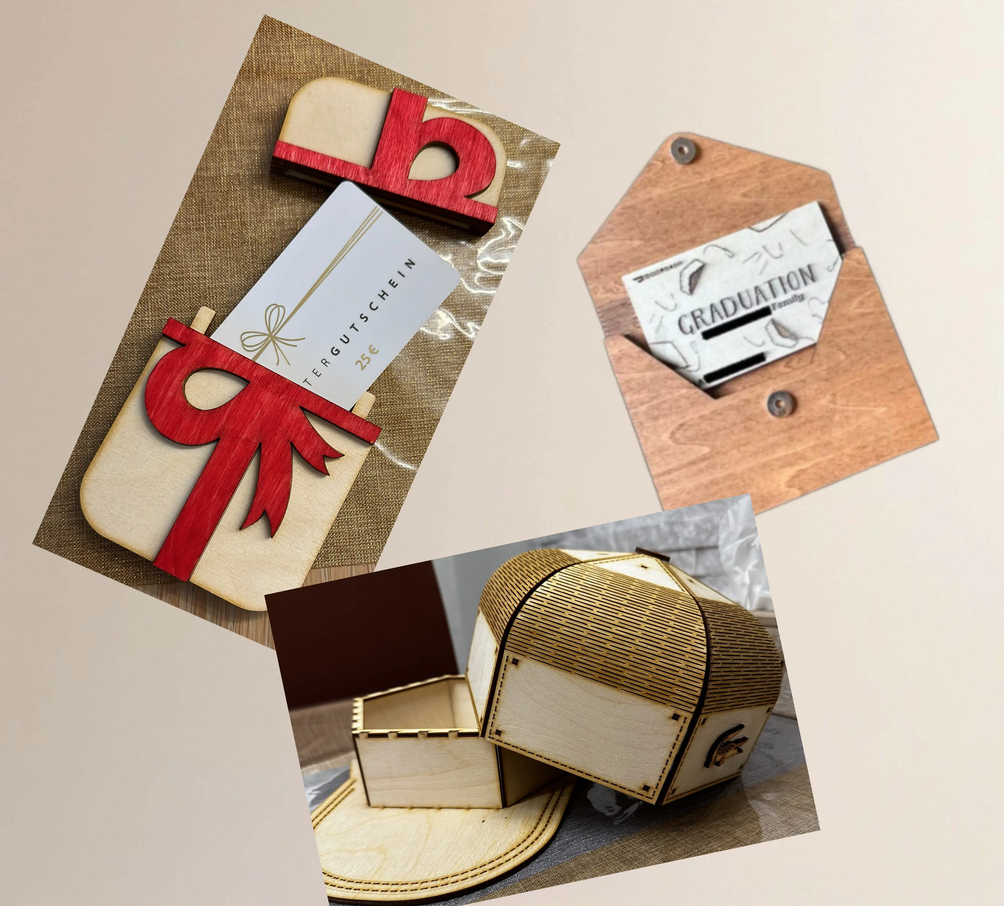 Gutschein- und Geschenkverpackungen von Die dekobude